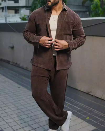 Luxury Korean Style Full Co-Ord Set Trouser and Shirt