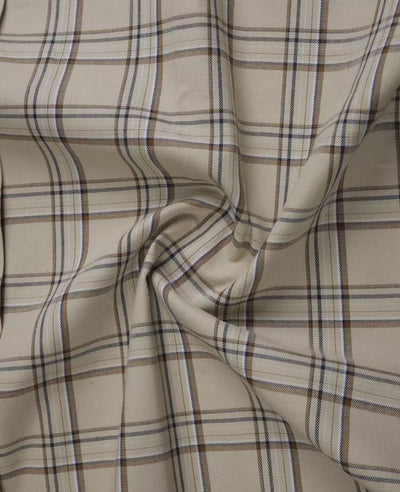 Men's Full Sleeves Mini Checks Shirt Premium Collection Cotton Fabric