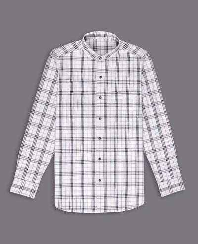 Men's Full Sleeves Mini Checks Shirt Premium Collection Cotton Fabric