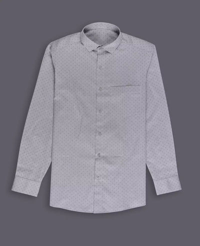 Men's Full Sleeves Mini Dots Shirt Premium Collection Cotton Fabric