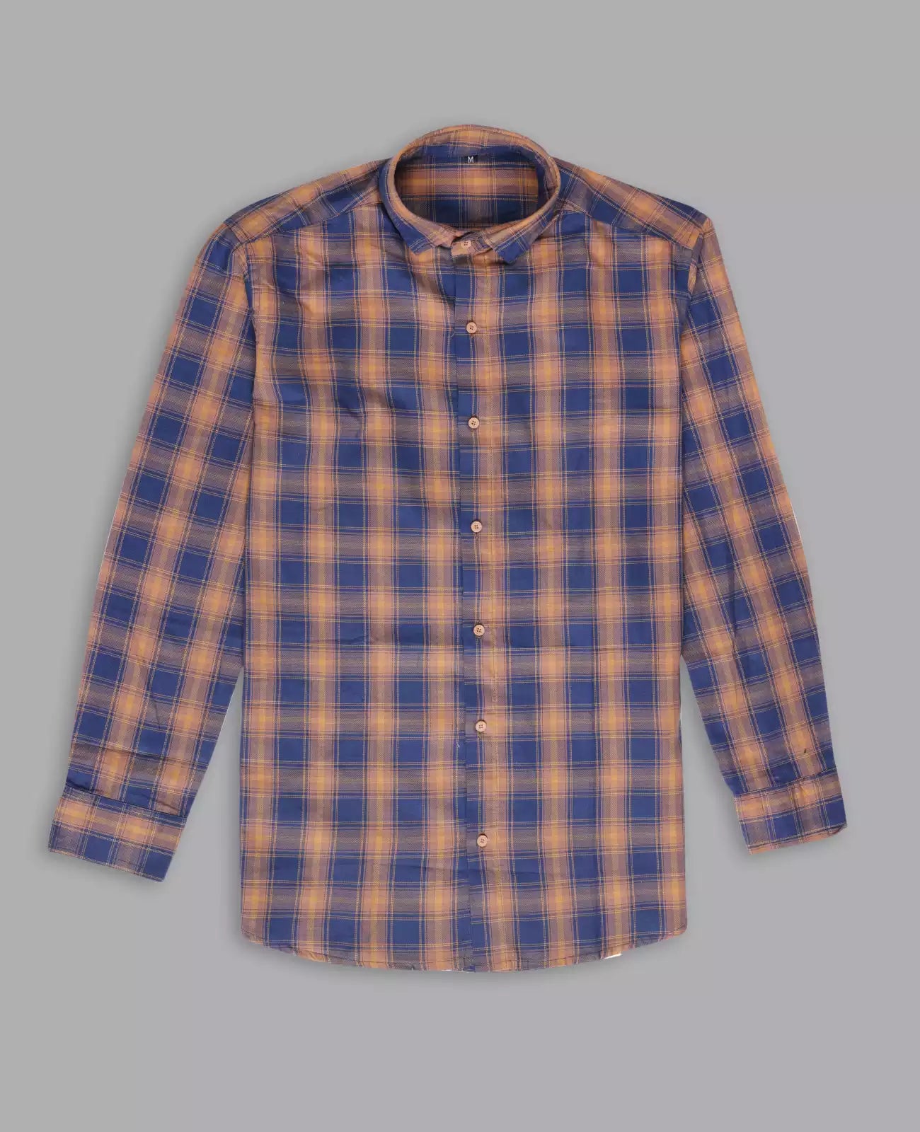 Men's Full Sleeves Mini Checks Shirt Premium Collection Cotton Fabric